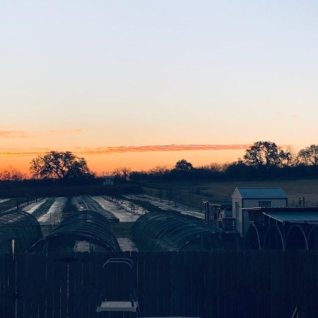 As the sun came up, the cloud formation had moved to the left for sunrise...