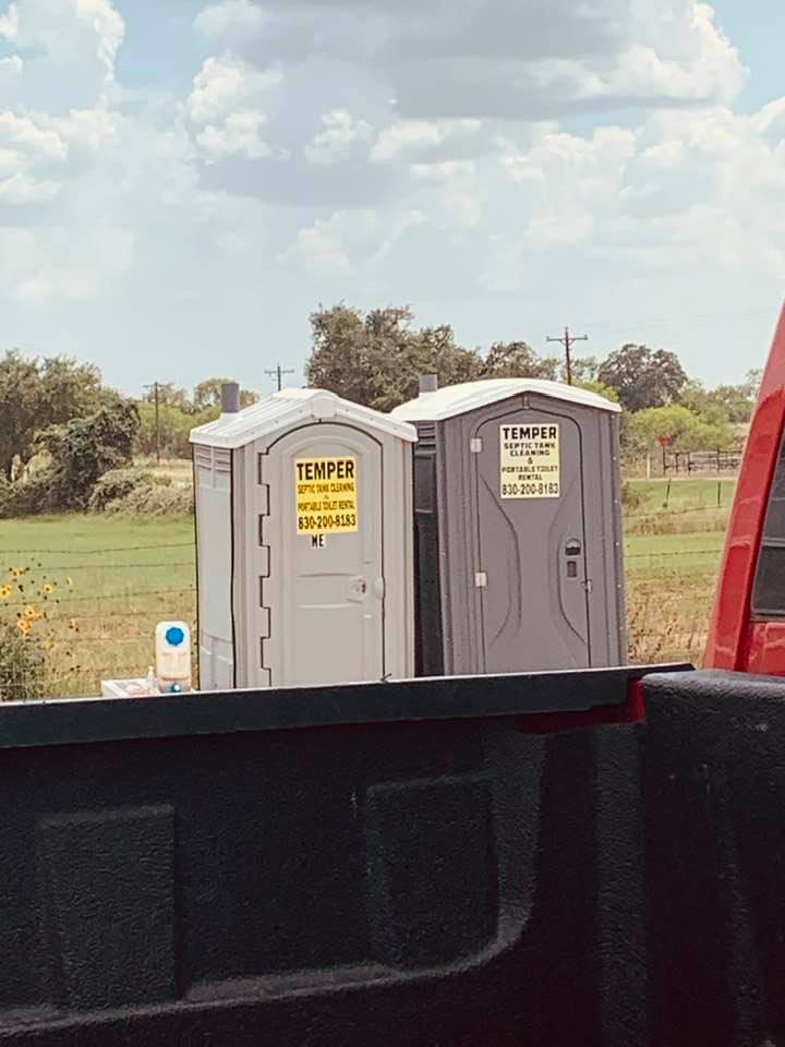 Our second outhouse arrived today. Both customers and employees will use them until our fourth building arrives and gets toilets and sinks installed.