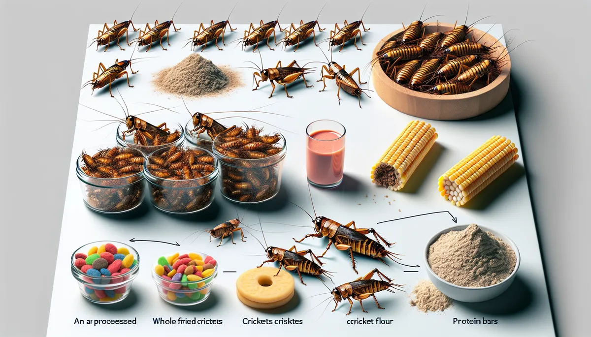 Imagine an array of culinary creations made from Acheta powder, or house crickets. As a protein-rich food source, these insects can be found in various forms.