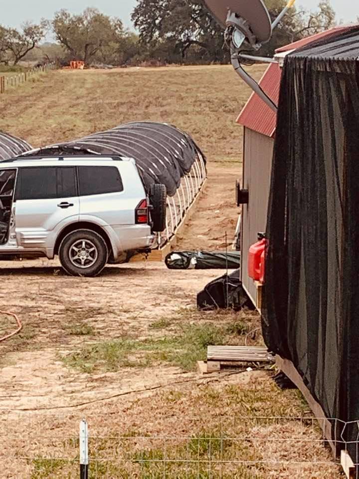 The Agribon is lying on the ground by the SUV. David had already unloaded it by the time I got there. The Agribon is lying on the ground by the SUV. David had already unloaded it by the time I got there.