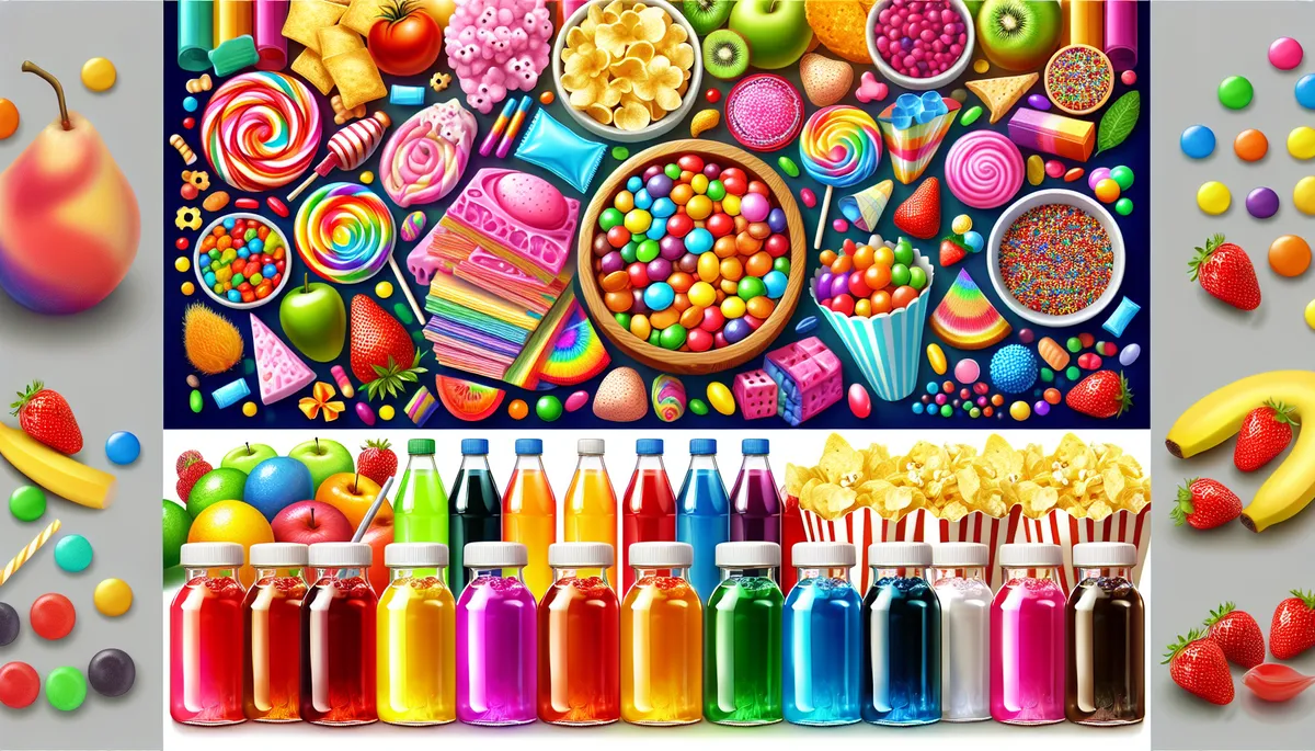 Look at all of the artificial colors in our food. Where does it all come from?