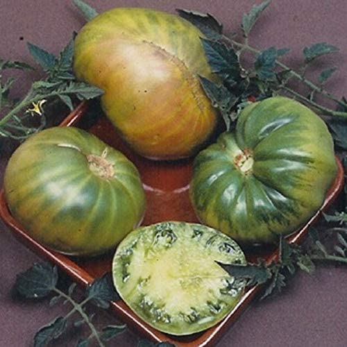 Aunt Ruby's German Green Heirloom Tomatoes are delicious. Get the seeds and try them.