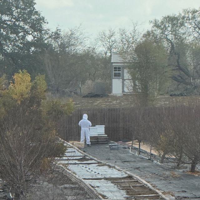 Getting ready to feed the bees and add some parts to the hives so the bees have more room and will make some honey.