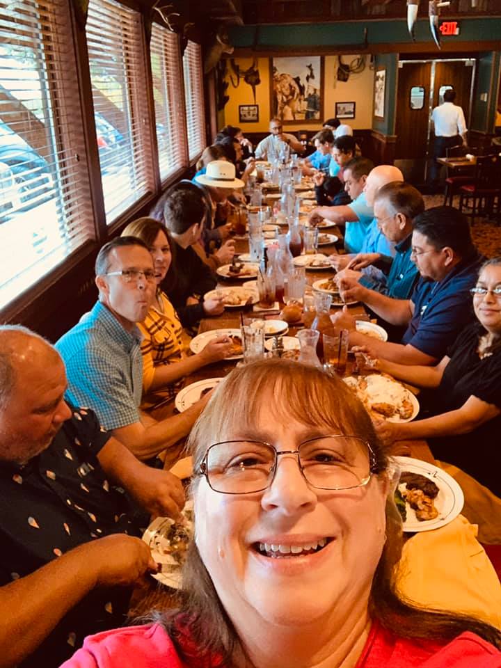 Here I am, front and center at the David's Garden Seeds Thanksgiving and November birthday celebration. I turned a big number this time! There were 2 other birthdays as well.