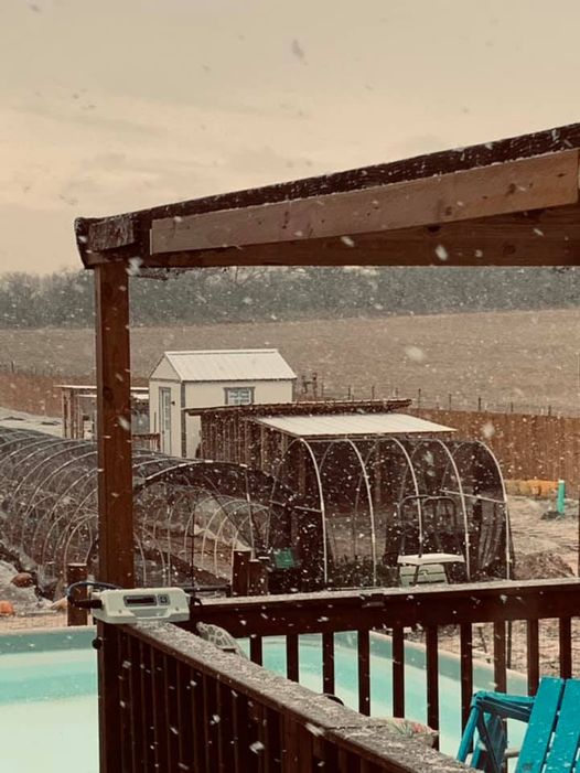 Yes, the snow has just started again for the second time this week.