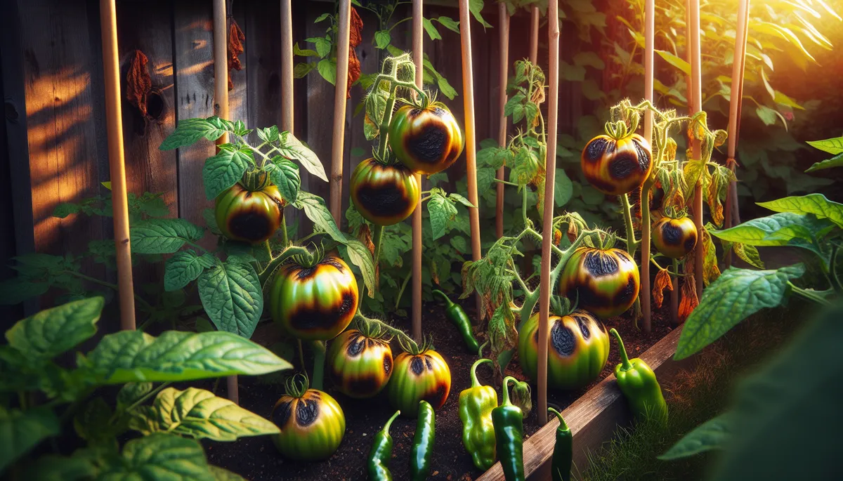 Blossom end rot is ugly to see.