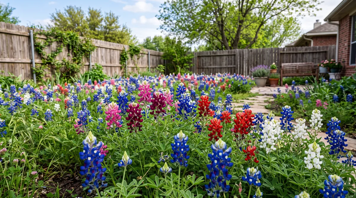 When spring comes and bluebonnets pop up, most people don't mow the lawn until they go to seed. Bluebonnets come in a variety of colors, not just blue.