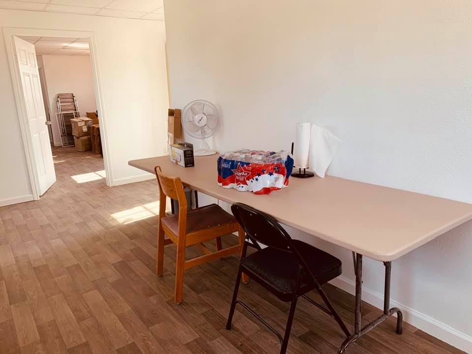 Table area for our team members to eat lunch or chill for a cup of coffee in the breakroom.