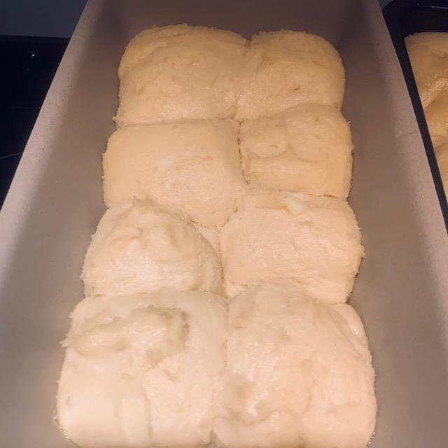 The brioche had to rise for 6 hours yesterday, overnight in the fridge, and rise again for 8 hours today.