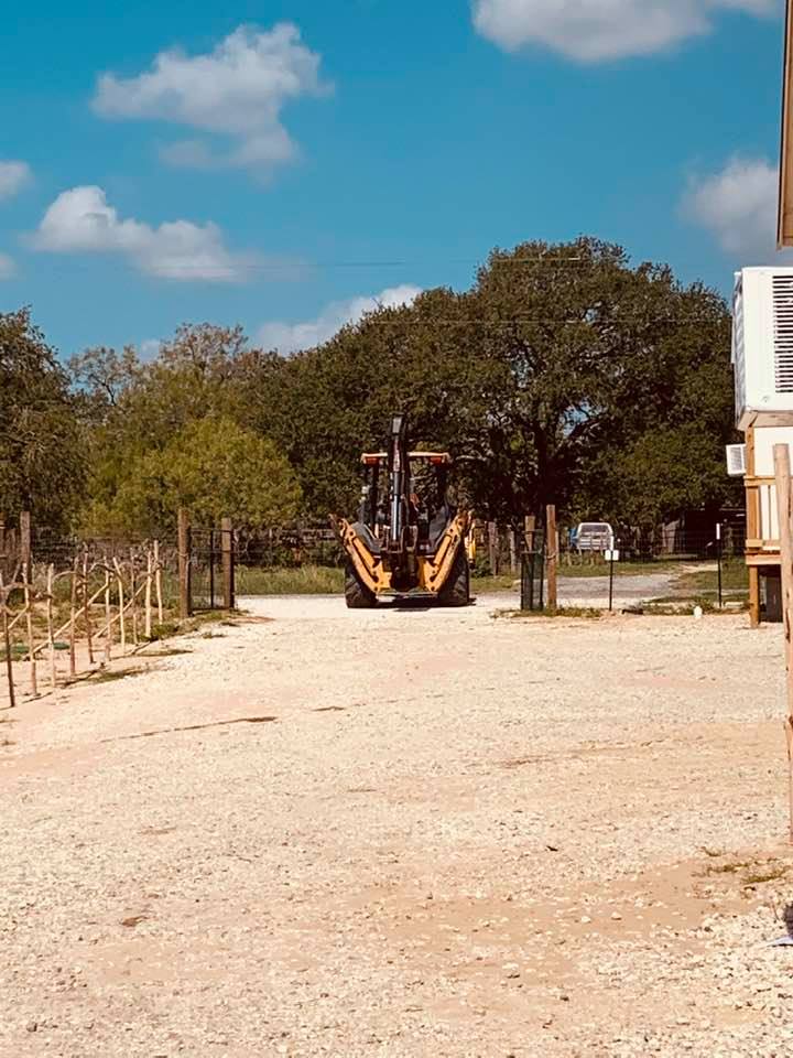 I heard the bulldozer start up while making my lunch in my kitchen. By the time I got out there, the bulldozer was leaving our Texas farming land...