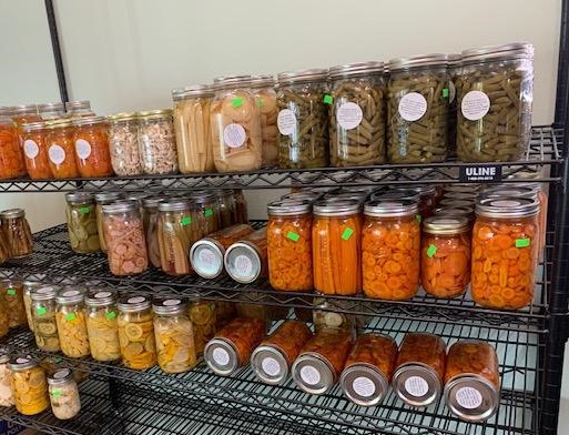 We can food for our own benefit. It costs way too much to sell canned items. We learned to can when we lived in Colorado Springs. Our garden there was amazing.