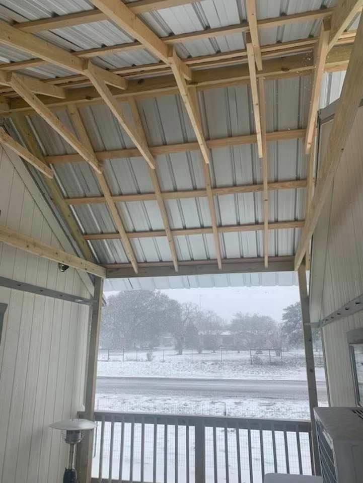 David took this beautiful photo on our new business deck. It shows a neighbor's home and yard all covered in snow from the Snow In Texas 2021 event. David took this beautiful photo on our new business deck. It shows a neighbor's home and yard all covered in snow from the Snow In Texas 2021 event.