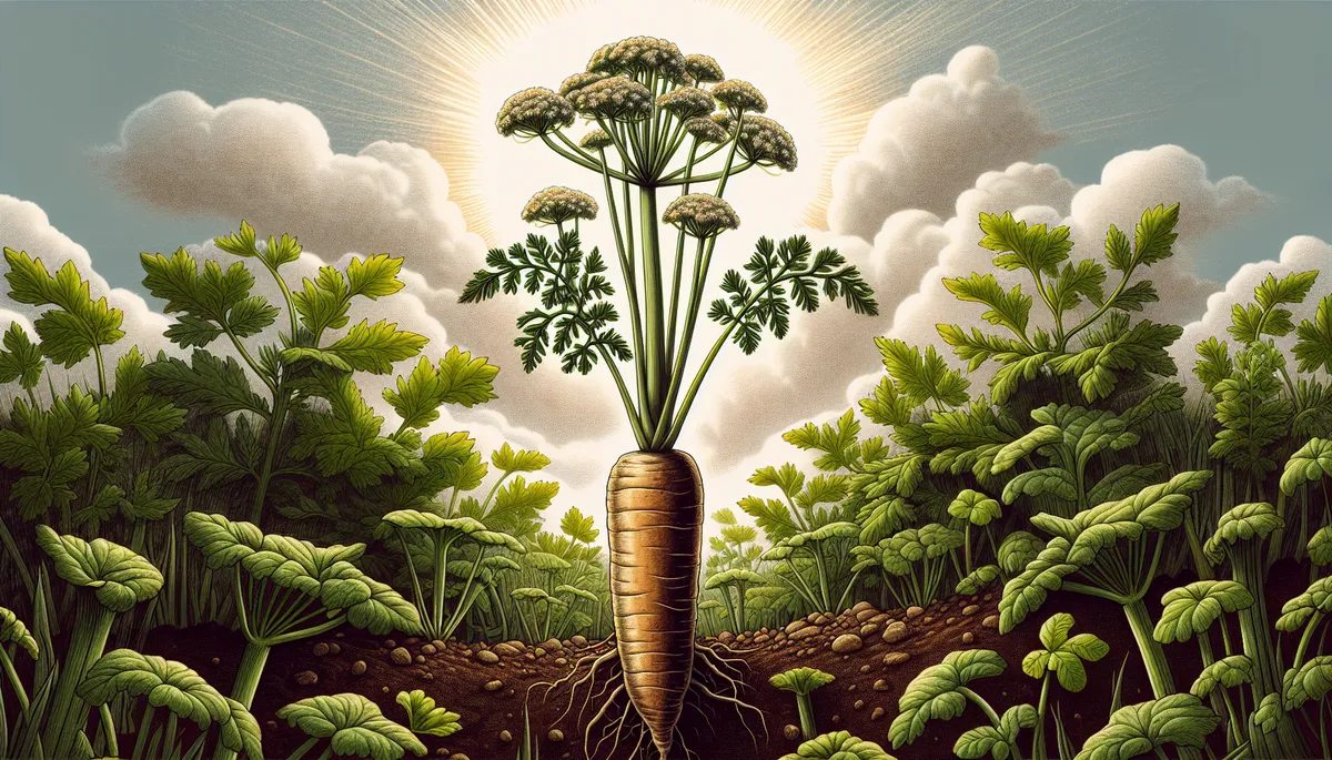 This carrot was bolting before it was pulled up. When a carrot bolts, it is making seeds. If you want to collect seeds, just leave it alone.