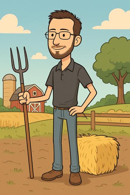 Here is Matt in cartoon form by AI.