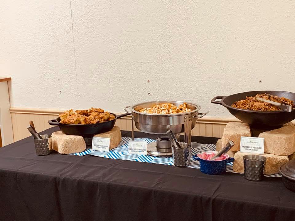 This delicious food was catered by Gastronomy Company for Bethany's going away party!