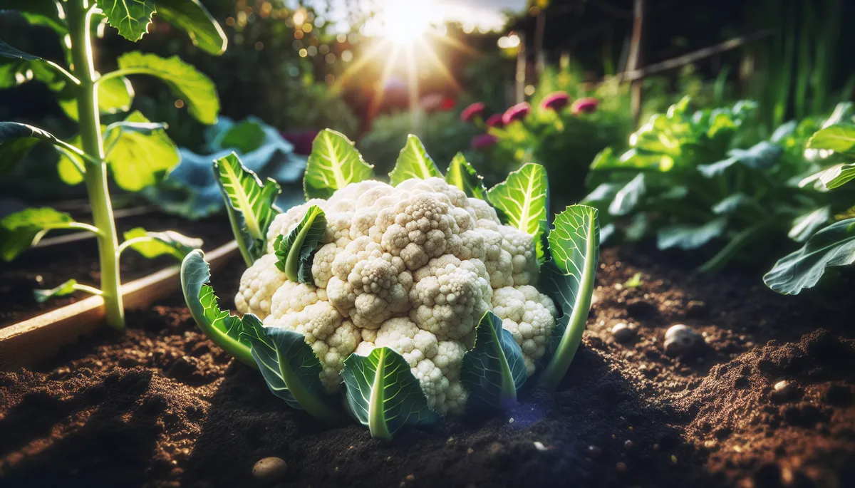 Grow cauliflower in your garden. It doesn't take up much space but remember that you get just one head per plant.