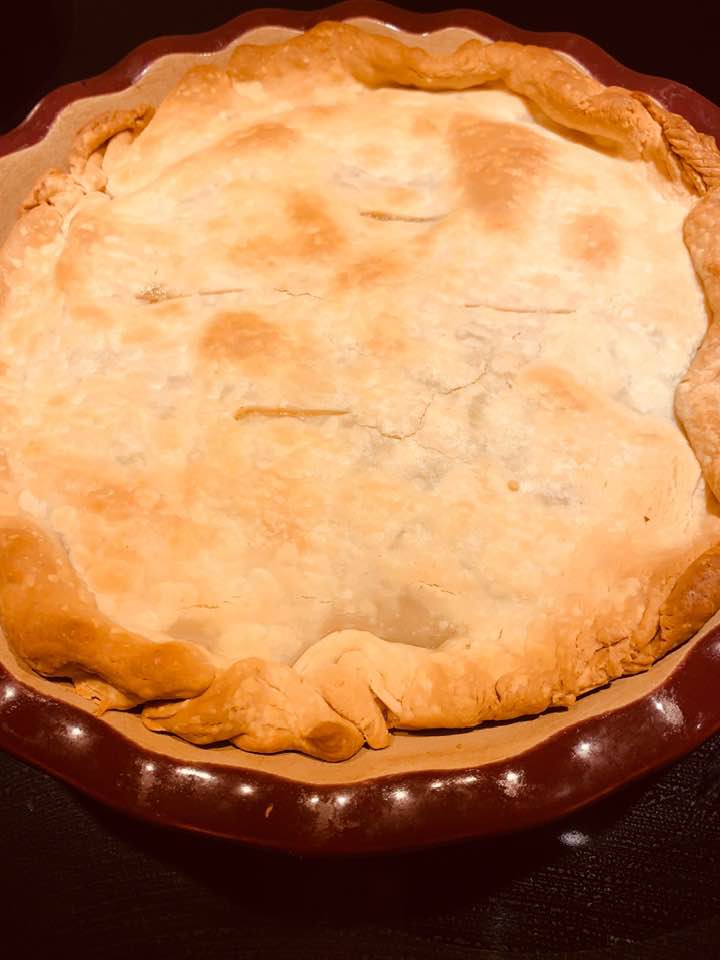 Chicken Pot Pie fresh out of the oven