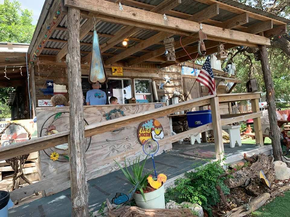 This was our first visit to Chickin Earls. You cannot eat inside as the only dining they have is at outdoor tables.