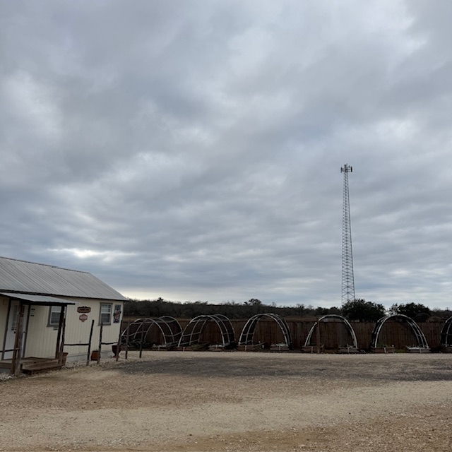 The fog is gone and it is warmer today but very cloudy. This was taken at 9:15am.