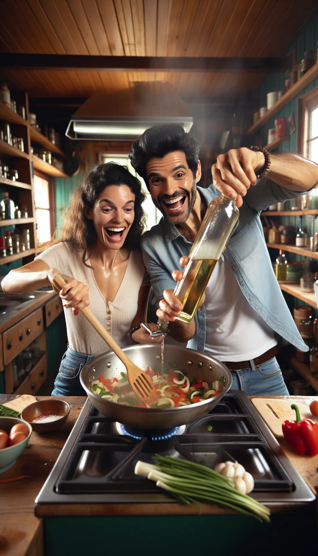 Vinegar adds flavor to foods.