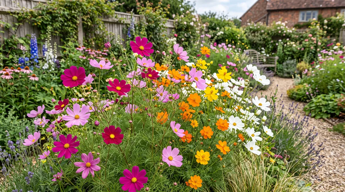 Cosmos flowers are so simple, pretty and heat tolerant. You should plant some in the spring in your garden.