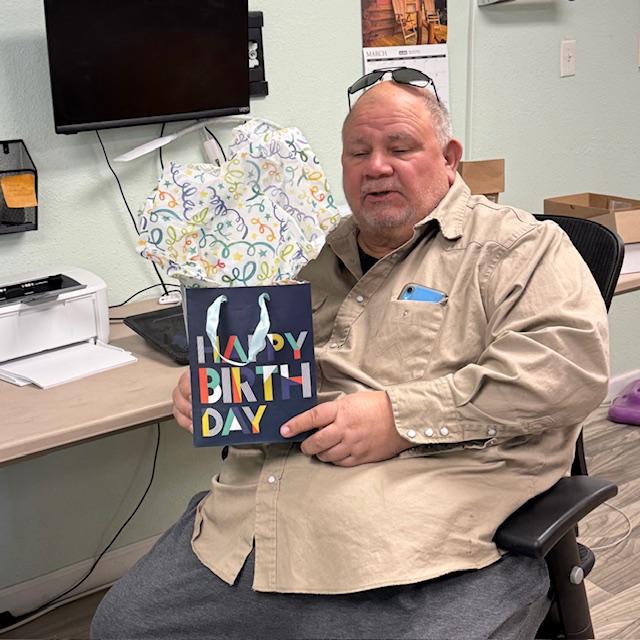 Happy birthday to David a day early.