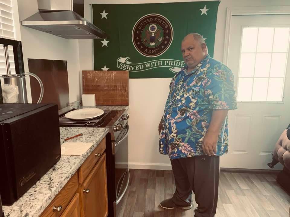 David is cooking the turkey in the commercial oven so I can bake the sides in the house oven. It worked out very nicely.