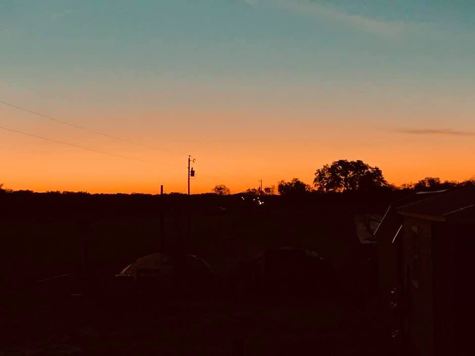 Dawn was beautiful this morning.