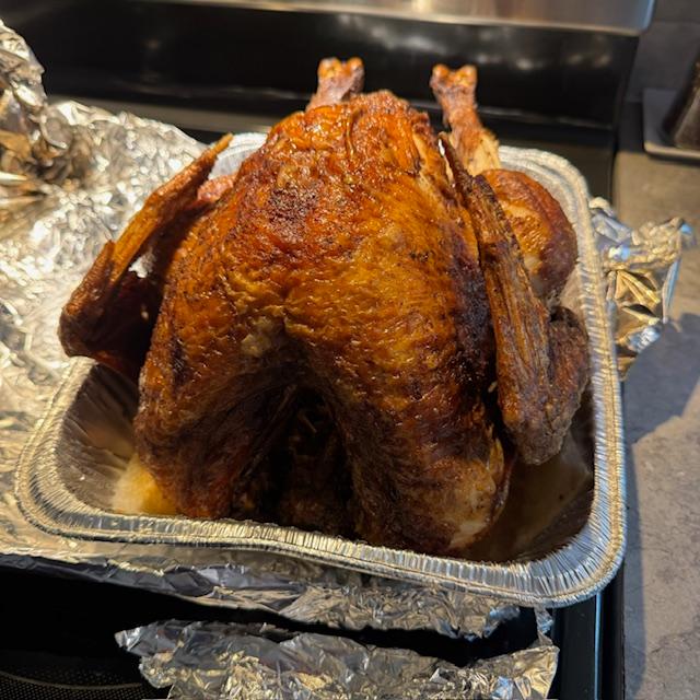 This was a beautiful turkey and it was incredibly moist and so tasty!