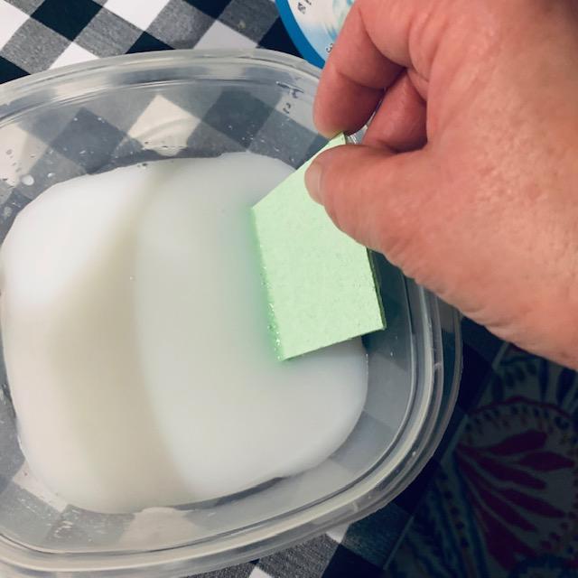 Full size cellulose sponges come dry now and grow to full sized sponges in the liquid.