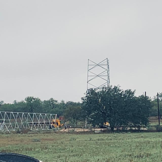 Here is what the cell tower looked like at 5pm.