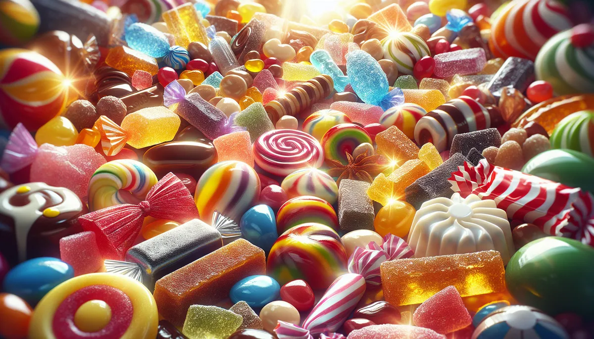 Look at all of the candies made with artificial sweeteners. They look great but the artificial sweeteners in our food are mostly chemicals. Look at all of the candies made with artificial sweeteners. They look great but the artificial sweeteners in our food are mostly chemicals.