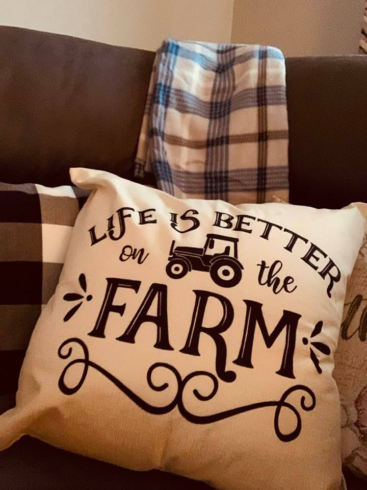 Life is better on the farm in the farm house!