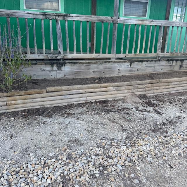 Both of the Farm Store garden beds are ready to be planted with fall flowers.