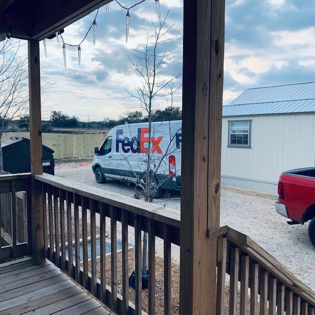 FedEx missed the loading dock and came to the house but when I have asked them to bring my dog food from Chewy to our door they have said no.