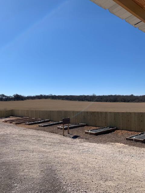 This photo shows off our newest raised beds that will be perfect for spring planting season right after the freeze tonight.