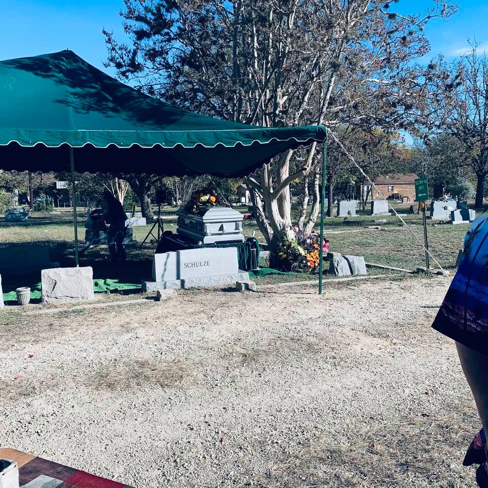 The flower spray and other flowers arrived an hour too late. Just about everyone was gone but they are pretty.