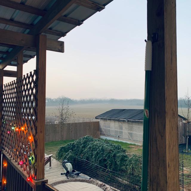 Can you believe we had fog again this morning. Fortunately, it did not last long.