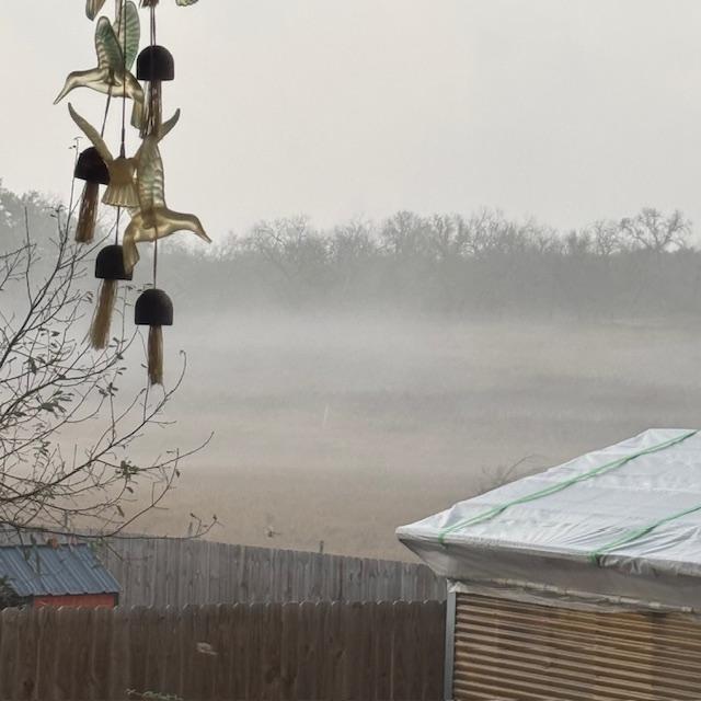 It was very foggy early this morning.