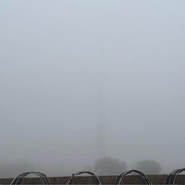 Here is this morning's view of our cell tower.