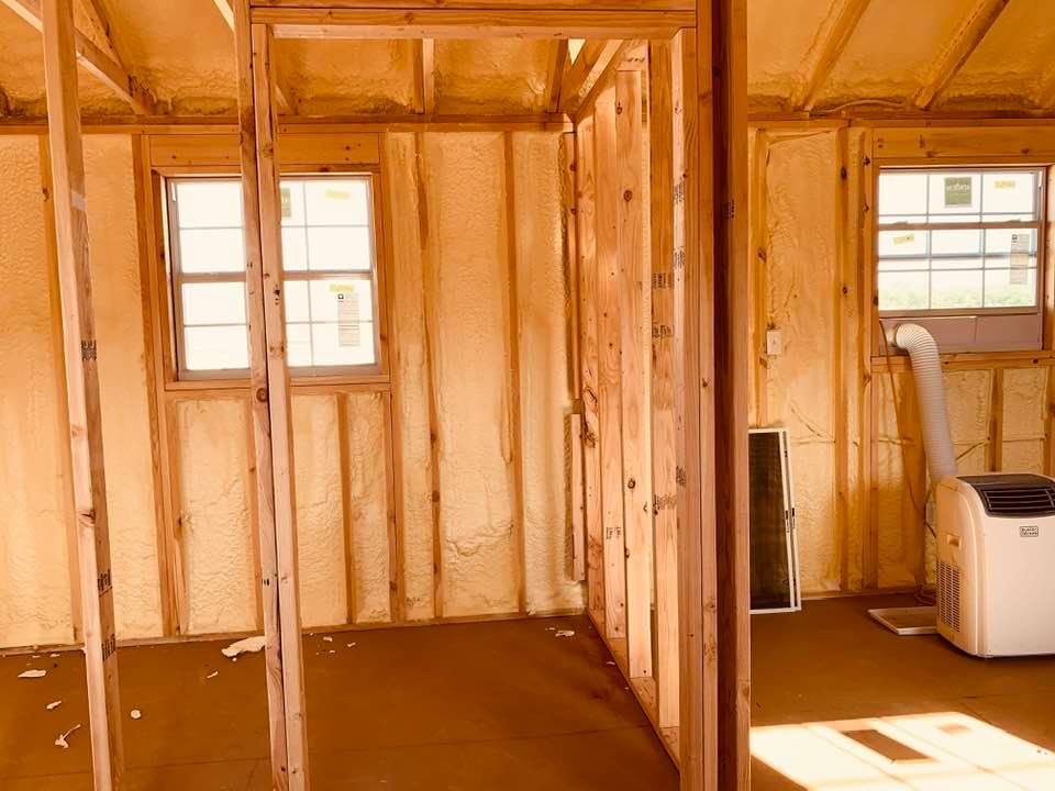 A closeup view of David's office.