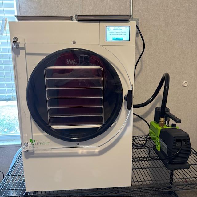 My freeze dryer set up. Today was my first time to use it.