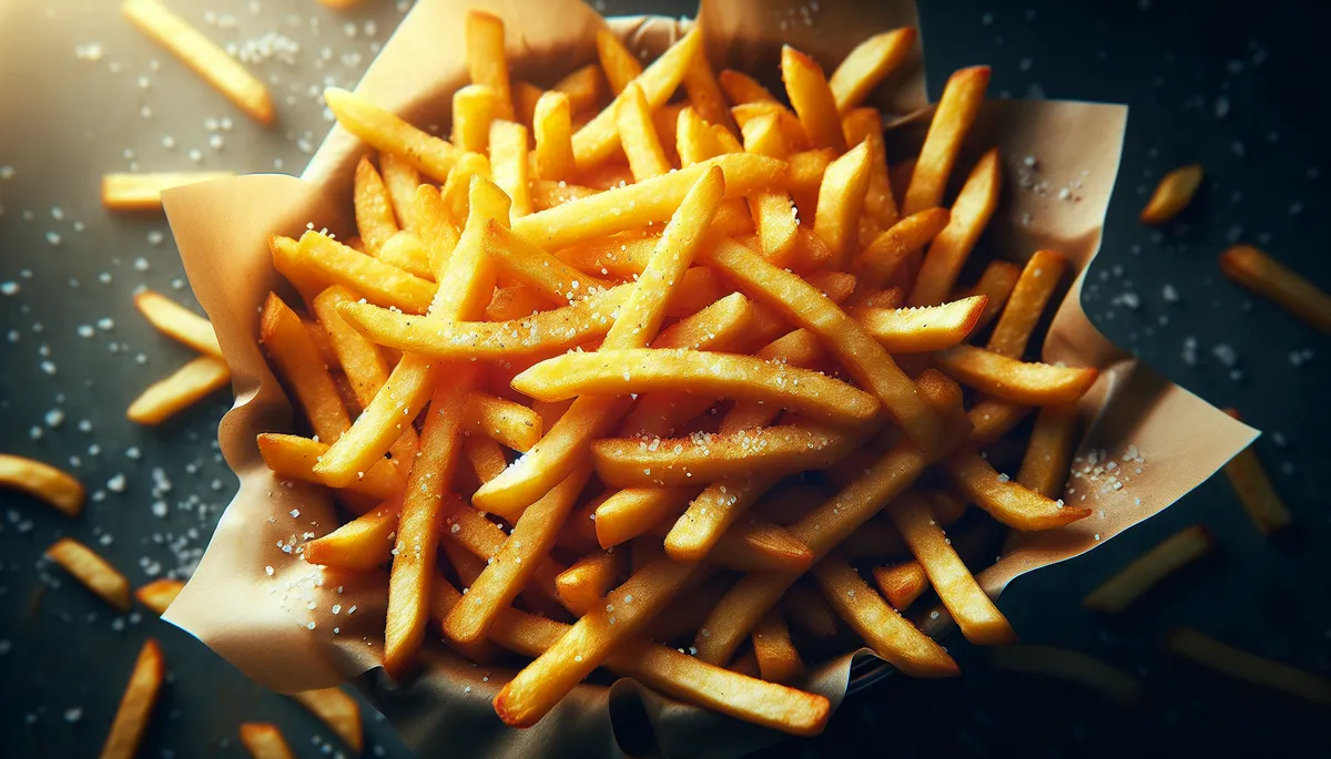 Tasty, salty, beautifully golden, hot French fries! What could be better? But what do they have in them? Hint: Make them at home with potatoes without chemicals.