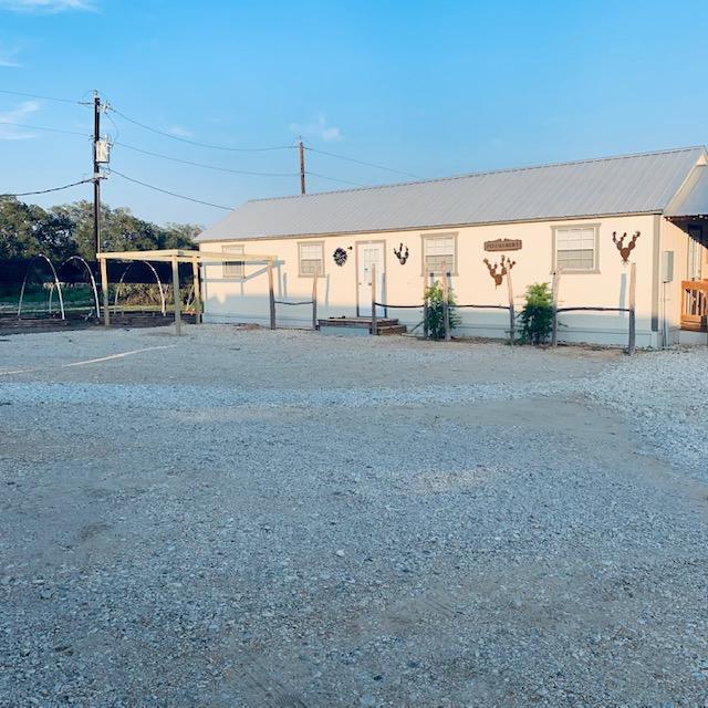 The new plant area frame is up next to the front of the Fulfillment building. This is where you will purchase our seedlings and plants. It will be shaded better than the store porch.