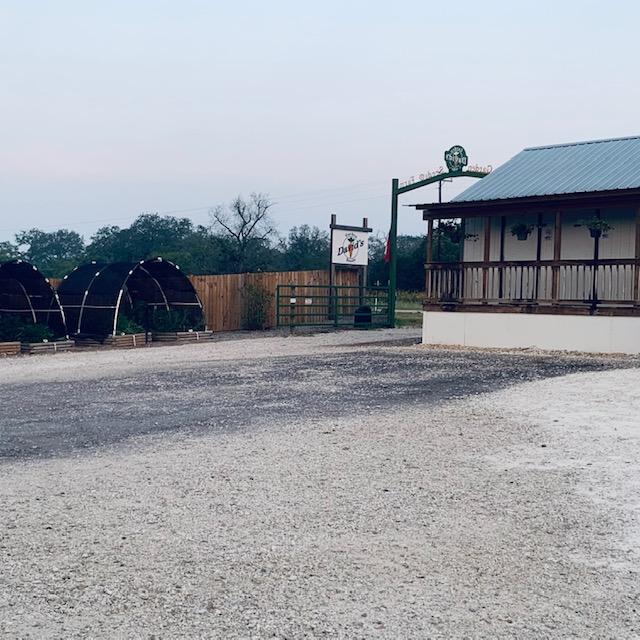 A shot of our entrance from across the parking lot.