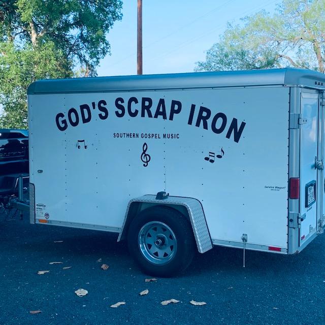 God's Scrap Iron has its own trailer to haul their equipment.