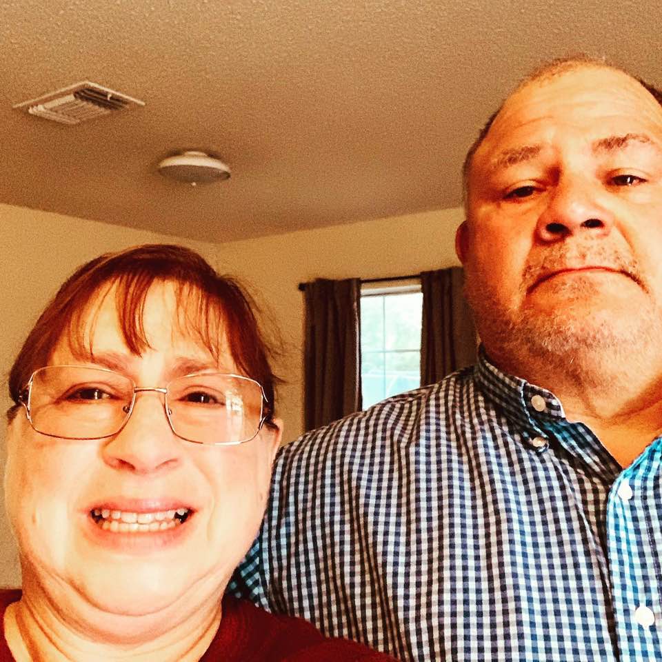 David & Juanita in their empty home of 18.5 years. It is hard to say goodbye. So many memories and good times.