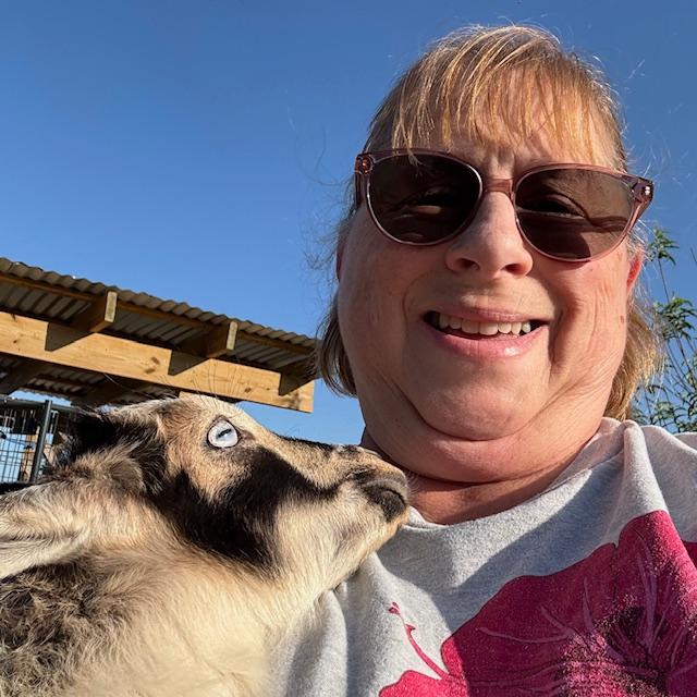 I caught Gracie today and she wasn't too thrilled. Lol!