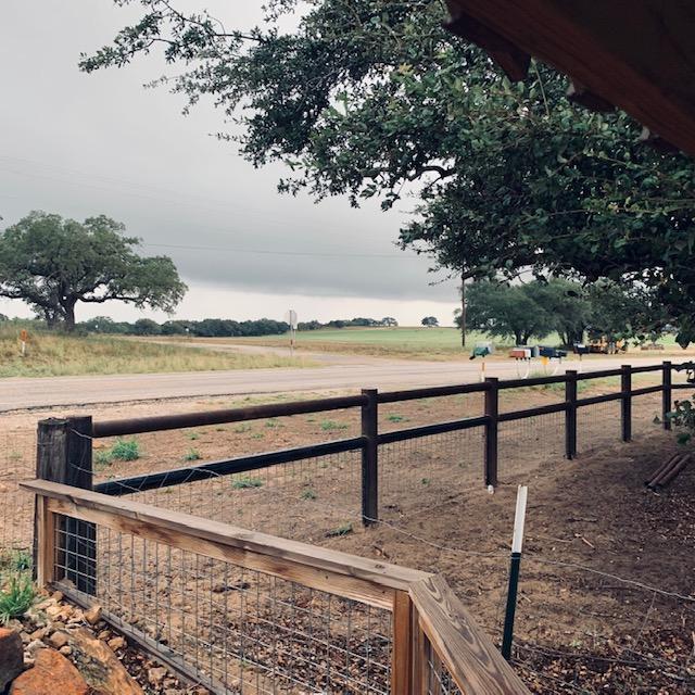 Taken from my gazebo, this is the grass farm across the road from us. We bought grass several times from them but the heat kills it. You can't water it enough in the heat.