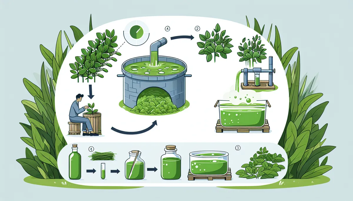 Green food coloring artist rendition